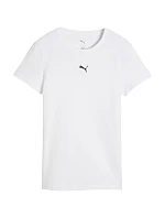 Dámské tričko Puma Ess Centered Cat Logo Tee, bílé, 692916 02