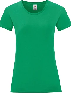 Fruit of the Loom Lady-Fit Iconic 150 T Dámské tričko 16.1432 kelly green