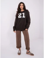 WT BL mikina A1063.64 tmavě hnědá WT BL mikina A1063.64 tmavě hnědá