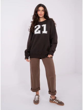 WT BL mikina A1063.64 tmavě hnědá WT BL mikina A1063.64 tmavě hnědá