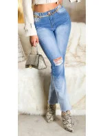 Sexy džíny s vysokým pasem J5317D - Koucla Sexy džíny s vysokým pasem J5317D - Koucla