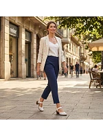 Kožené pohodlné sandály Rieker W RKR650 white