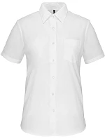 Kariban K 548 Popelínová halenka "Judith" s krátkým rukávem 20.K548 white Kariban K 548 Popelínová halenka "Judith" s krátkým rukávem 20.K548 white