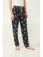 Dámské pyžamové kalhoty Printed Cuffed Pants 17933 - Vamp