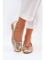 Elegantní Dámské Baletky S Dekorací Vinceza 62206 Zlaté Elegantní Dámské Baletky S Dekorací Vinceza 62206 Zlaté