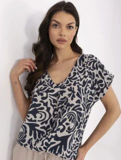 Halenka D73771M11171B tmavě modrá