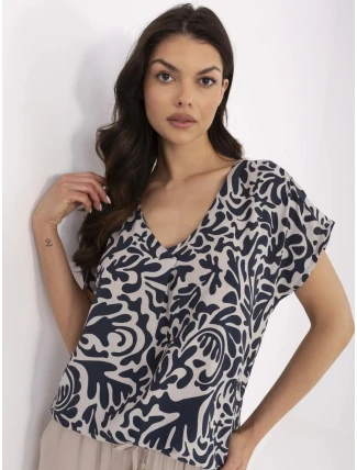 Halenka D73771M11171B tmavě modrá