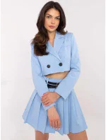 Bunda DHJ ZT 8670.16 světle modrá Bunda DHJ ZT 8670.16 světle modrá