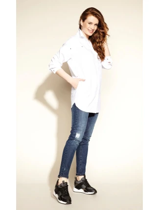 Dámská halenka Finola BLZA220009 Bílá - Zaps