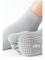 Prstové dámské ponožky na jógu - hladké