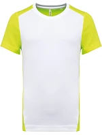 Kariban ProAct PA 4014 Pánské kontrastní sportovní tričko 20.4014 white/fluorescent yellow Kariban ProAct PA 4014 Pánské kontrastní sportovní tričko 20.4014 white/fluorescent yellow