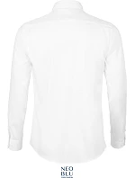 NEOBLU Blaise Men Mikro keprová košile s dlouhým rukávem 24.3182 optic white