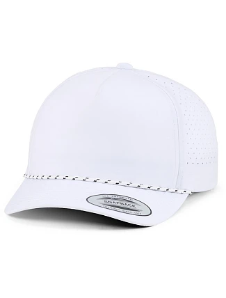 Flexfit 5389BD 5 panelová kšiltovka "Snapback" 55.89BD white Flexfit 5389BD 5 panelová kšiltovka "Snapback" 55.89BD white
