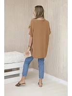 Oversized halenka s přívěskem Velbloud Oversized halenka s přívěskem Velbloud