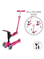 Koloběžka GO-UP SPORTY LIGHTS se sedadlem (452-610-4 S)