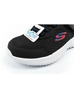 Dětská sportovní obuv Skechers Bounder na suchý zip lehká módní černá