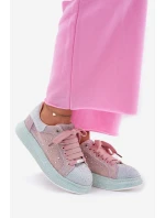 Zdobené sneakersy na platformě GOE RR2N4009 Multikolor Zdobené sneakersy na platformě GOE RR2N4009 Multikolor