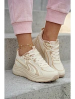 Dámské sportovní tenisky Big Star TT274326 HI-POLY SYSTEM Béžové