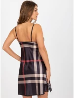 Noční košile BR KN 1058 1 černá a béžová Noční košile BR KN 1058 1 černá a béžová