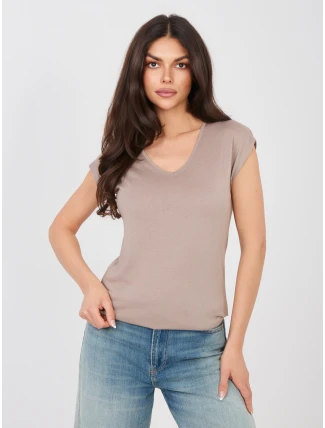 Tričko D12041AH02570C tmavě lila