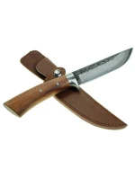 Lovecký nůž Welde z damaškové oceli WH04DM