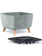 GRACIA SQUARE BETON EFFECT POND 39x39CM dětské