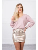 Sukně s ozdobnými jezdci béžová