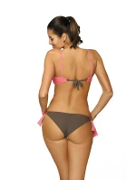 Plavky Shirley Dark Taupe-Rosella M-455 (3) - Marko Plavky Shirley Dark Taupe-Rosella M-455 (3) - Marko