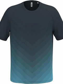Kariban ProAct PA 4047 Unisex sportovní tričko s barevným gradientem 20.4047 navy