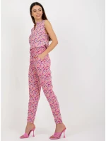 Dámské kalhoty D73770M61869J růžové - FPrice Dámské kalhoty D73770M61869J růžové - FPrice