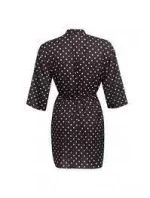 Dámské plážové pareo 4 D80GR7-19 černo-bílé - Self Dámské plážové pareo 4 D80GR7-19 černo-bílé - Self