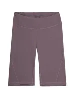 Dámské šortky 4FAW23TFSHF300 82S šedofialové - 4F Dámské šortky 4FAW23TFSHF300 82S šedofialové - 4F