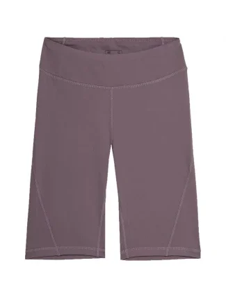 Dámské šortky 4FAW23TFSHF300 82S šedofialové - 4F Dámské šortky 4FAW23TFSHF300 82S šedofialové - 4F