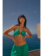 Summer Satin Trousers - GREEN - TRIUMPH GREEN - TRIUMPH