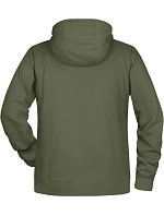 Daiber 8024 Pánská raglánová mikina s kapucí 02.8024 olive