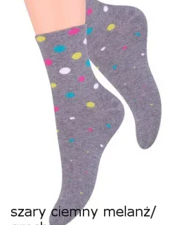 Dámské vzorované ponožky Steven art.099