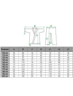 Kimono karate kyokushinkai 8 oz - 200 cm 06200-200 - MASTERS Kimono karate kyokushinkai 8 oz - 200 cm 06200-200 - MASTERS