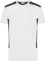 Daiber JN 1824 Pánské pracovní tričko - Strong 02.1824 white/carbon