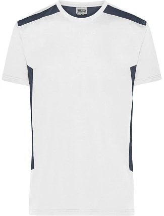 Daiber JN 1824 Pánské pracovní tričko - Strong 02.1824 white/carbon