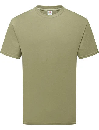 Fruit of the Loom Pure Cotton T Tričko z těžké bio bavlny 16.1362 classic olive Fruit of the Loom Pure Cotton T Tričko z těžké bio bavlny 16.1362 classic olive