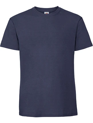 Fruit of the Loom Iconic 195 T Pánské těžké tričko 16.1422 navy