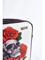 Kožená taška Messenger Ve vzoru GOE ZNJ012 Černobílá