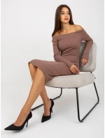 Dámské šaty EM SK 674 hnědé