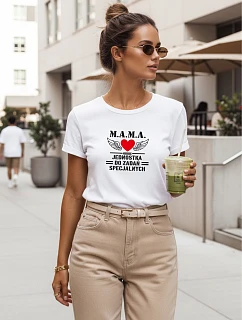 Dámské tričko M.A.M.A. special task unit white FashionStreet NX5026RY