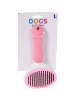 SAMOČISTICÍ KARTÁČ PRO PSY A KOČKY RŮŽOVÝ