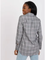 Dámská košile LK-KS-508770.49P-šedá Dámská košile LK-KS-508770.49P-šedá