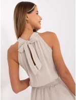 Šaty MI SK 92166.71P béžové Šaty MI SK 92166.71P béžové