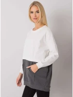 Halenka RV BL 7197.89P bílá šedá