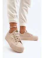 Dámské tenisky na platformě Lee Cooper LCW-24-31-2181 béžové Dámské tenisky na platformě Lee Cooper LCW-24-31-2181 béžové