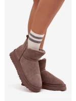 Sněhule z přírodního semiše Vinceza – hnědé